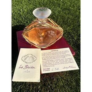 Lalique Ltd. Edition 1999 Perfume Bottle “Le Baiser” 3.3 Oz. MINT & Unopened